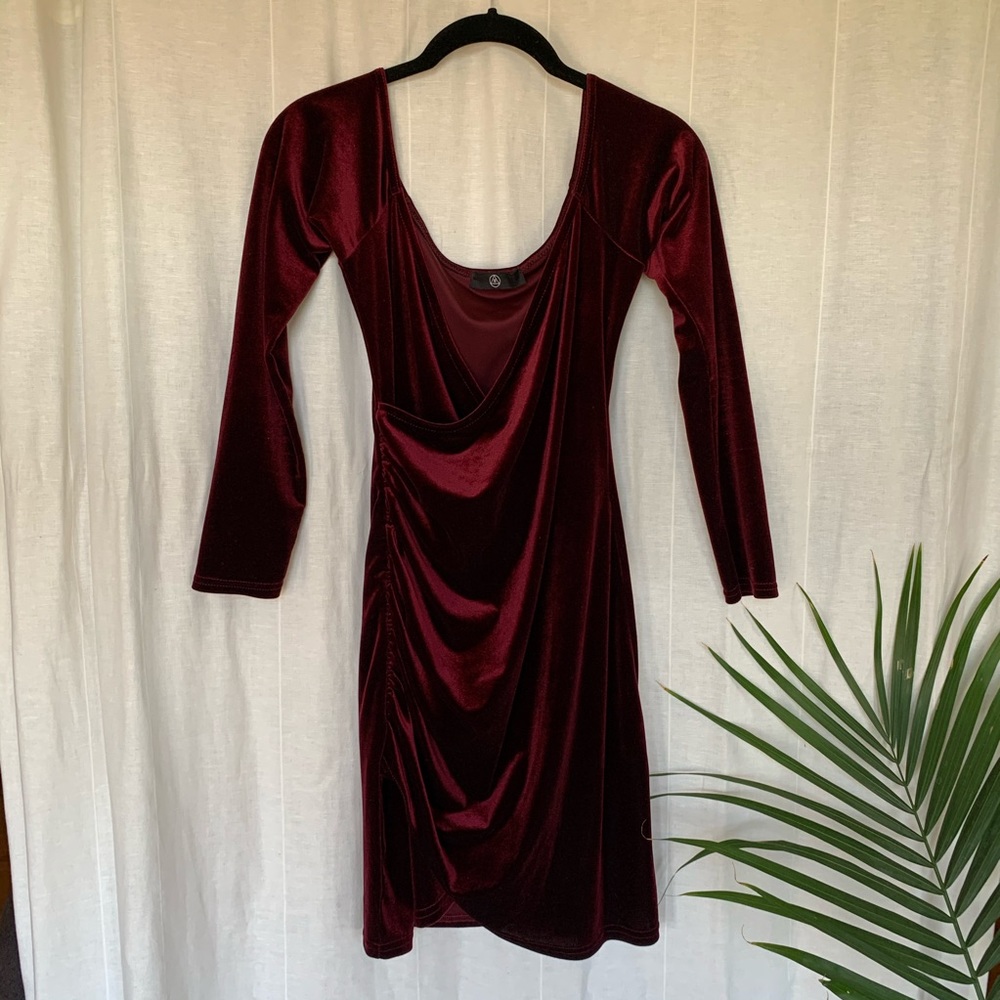 Red Velvet Missguided Dress